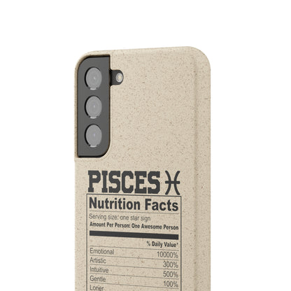 Pisces Ingredients Biodegradable Phone Case