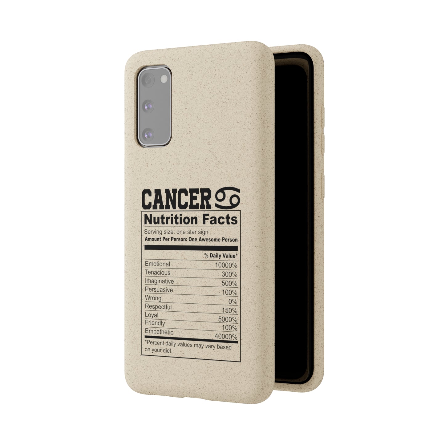 Zodiac Ingredients Biodegradable Phone Case