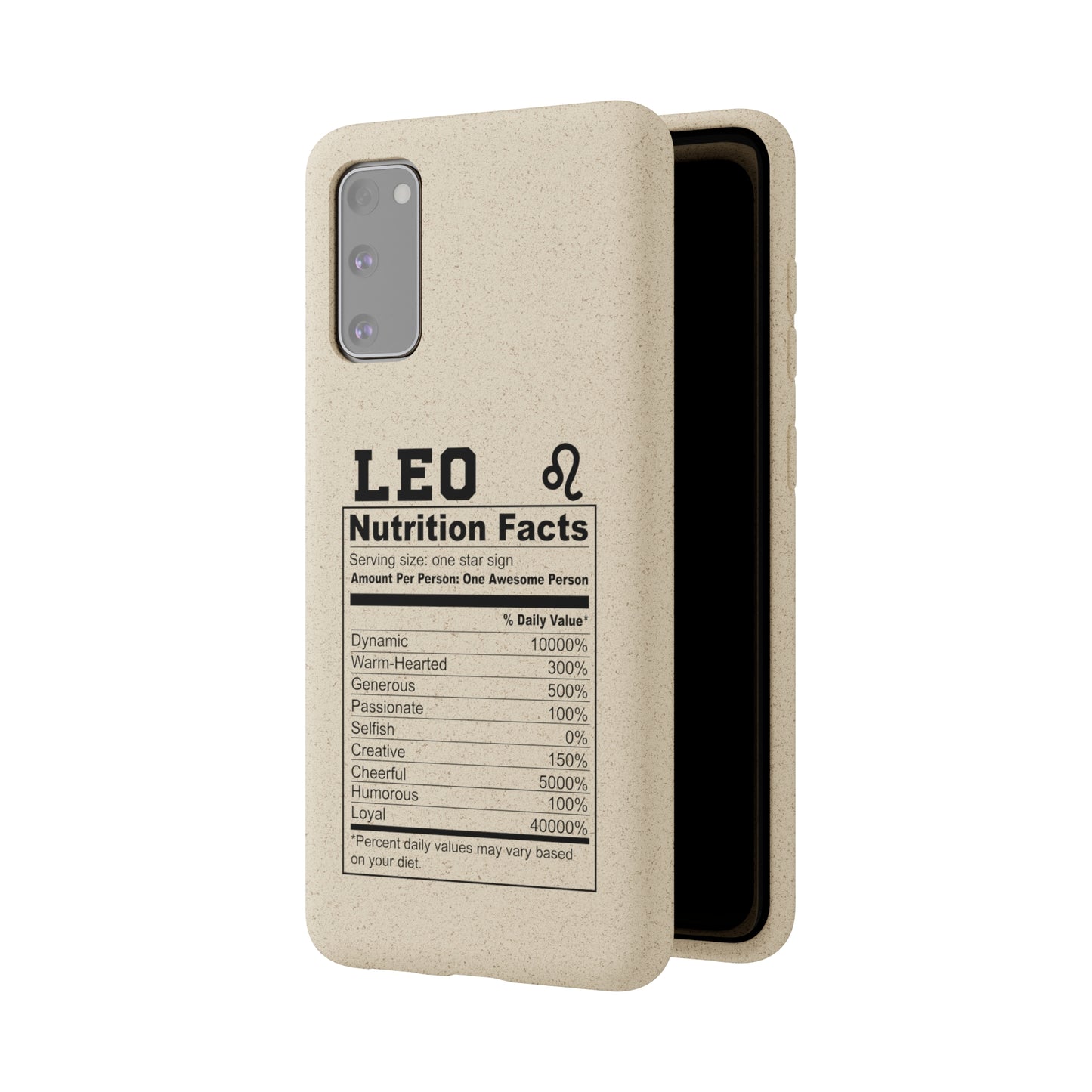 Zodiac Ingredients Biodegradable Phone Case