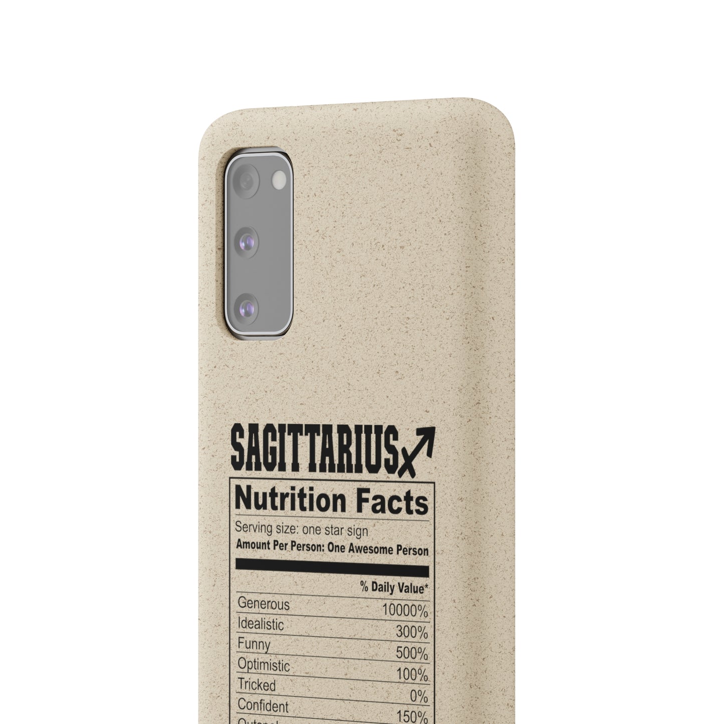 Zodiac Ingredients Biodegradable Phone Case