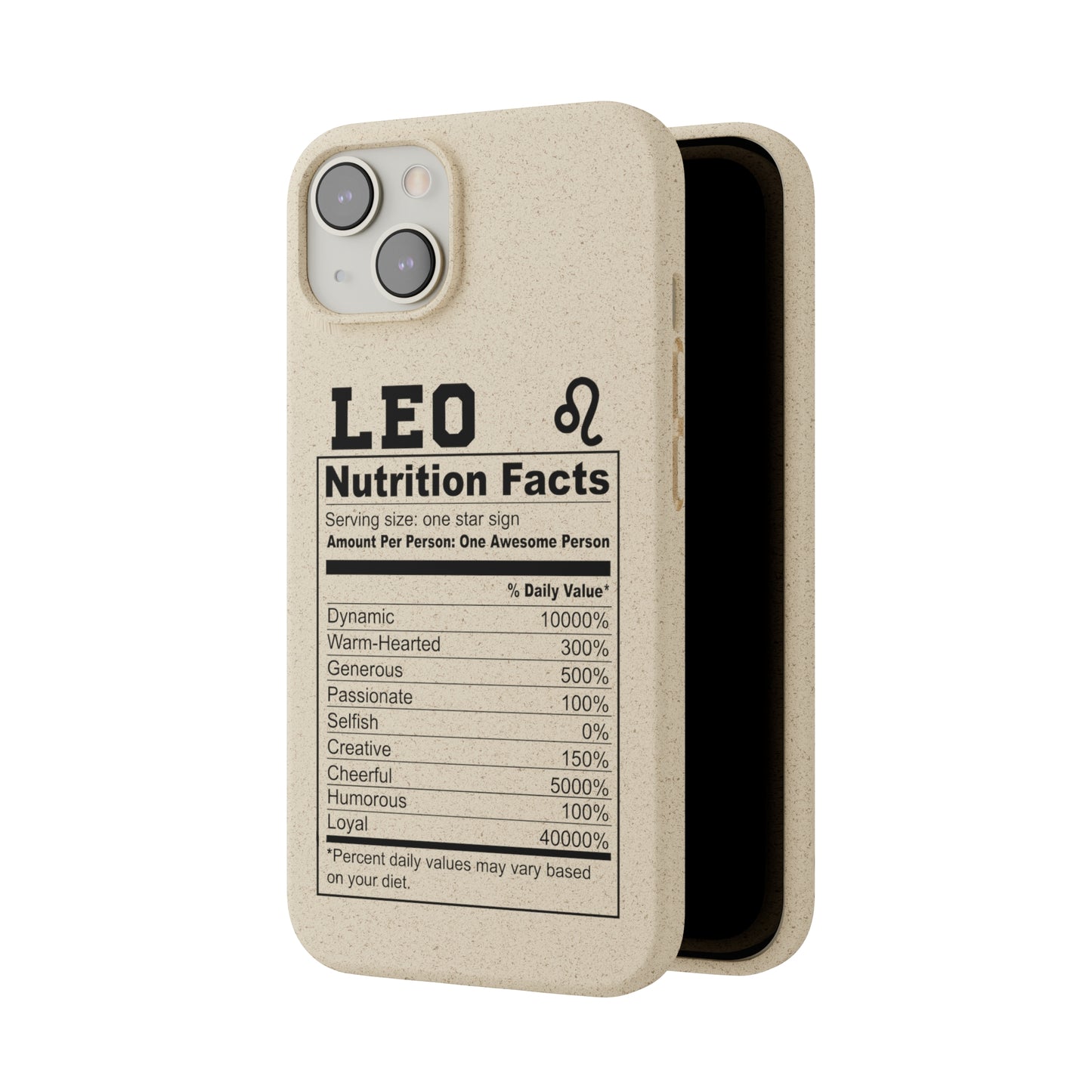 Zodiac Ingredients Biodegradable Phone Case