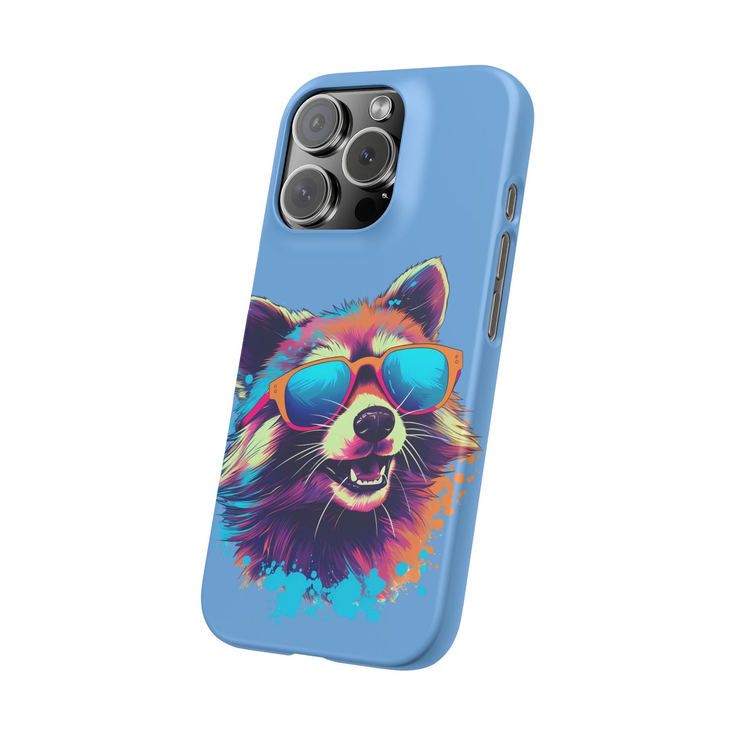 Lux Slim Cases -  " Cool Racoon"