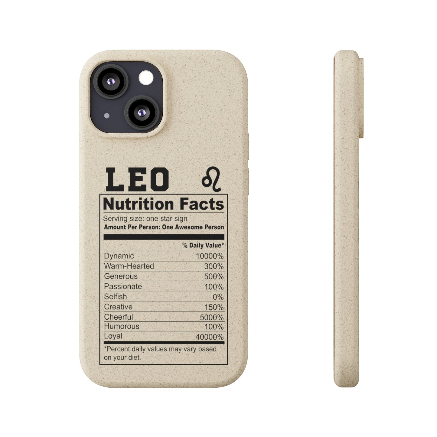 Zodiac Ingredients Biodegradable Phone Case