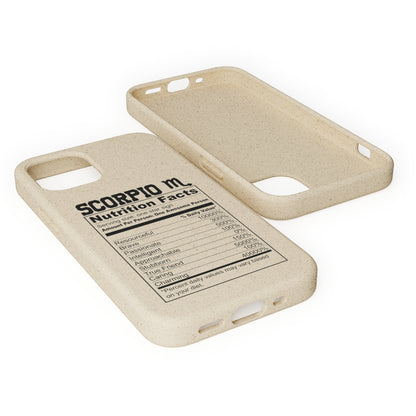 Scorpio Ingredients Biodegradable Phone Case