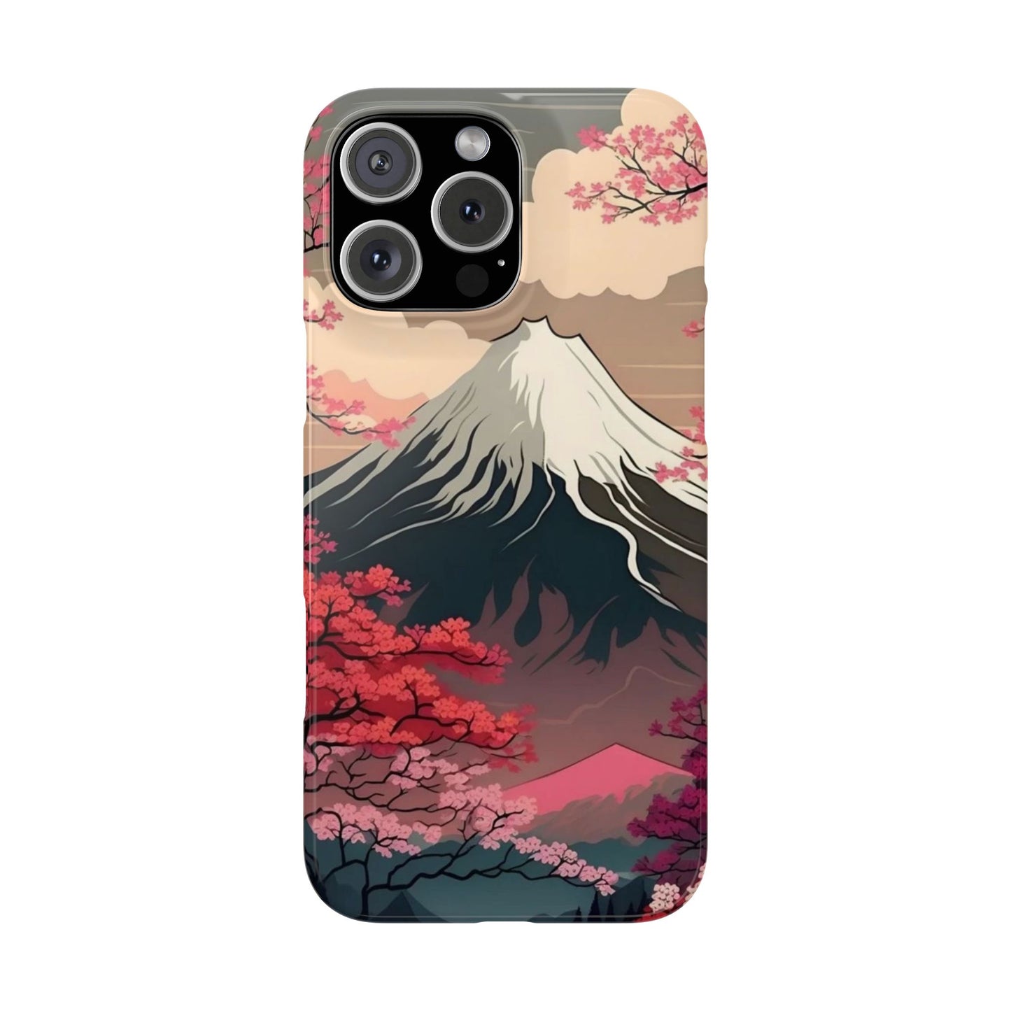 Japan Mountain V2! Slim iPhone Cases