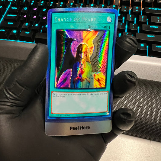 Change of Heart 💜 Premium Holo Embossed Card Wrap