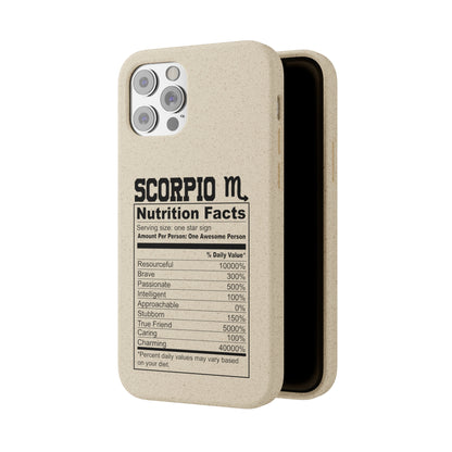 Scorpio Ingredients Biodegradable Phone Case