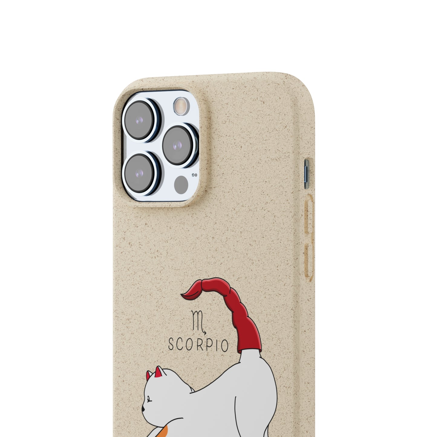 Scorpio Cat Zodiac Design - Biodegradable Phone Cases