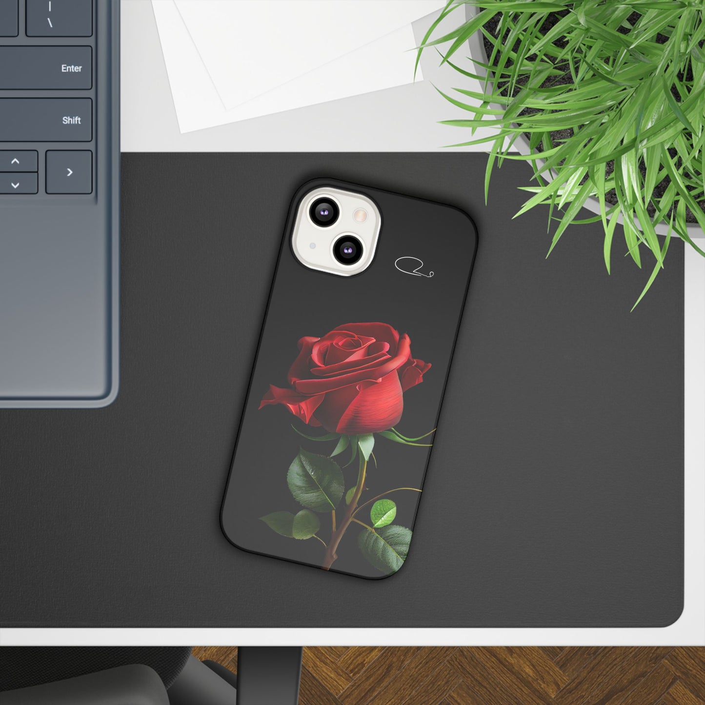 Lux Matte Slim Cases - Titled " Rose "