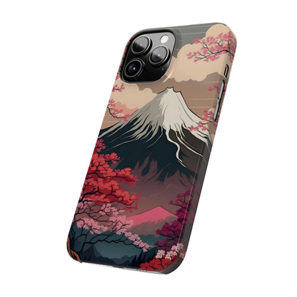 Japan Mountain V2! Slim iPhone Cases