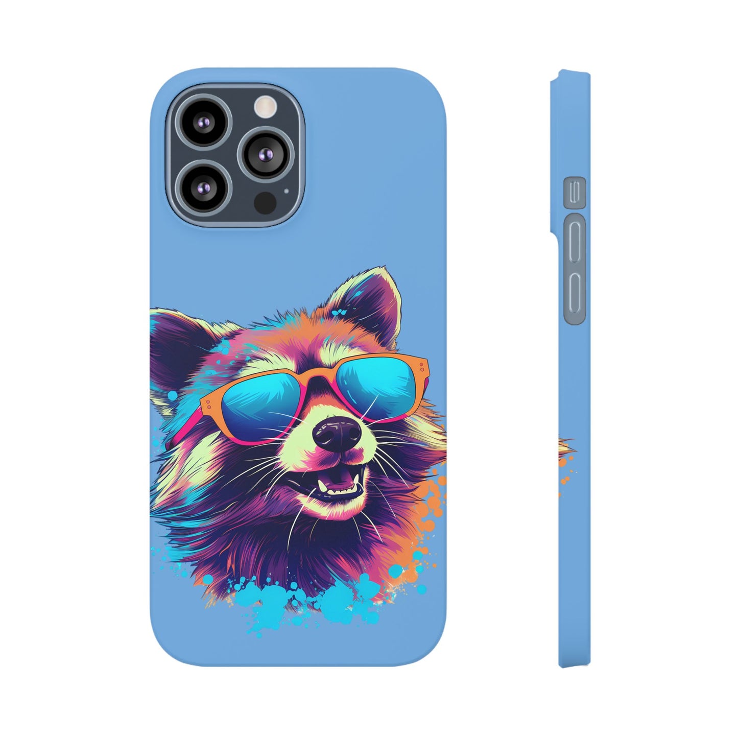 Lux Slim Cases -  " Cool Racoon"