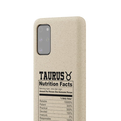 Taurus Ingredients Biodegradable Phone Case