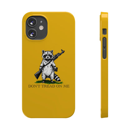 Racoon Freedom Design Slim Phone Case