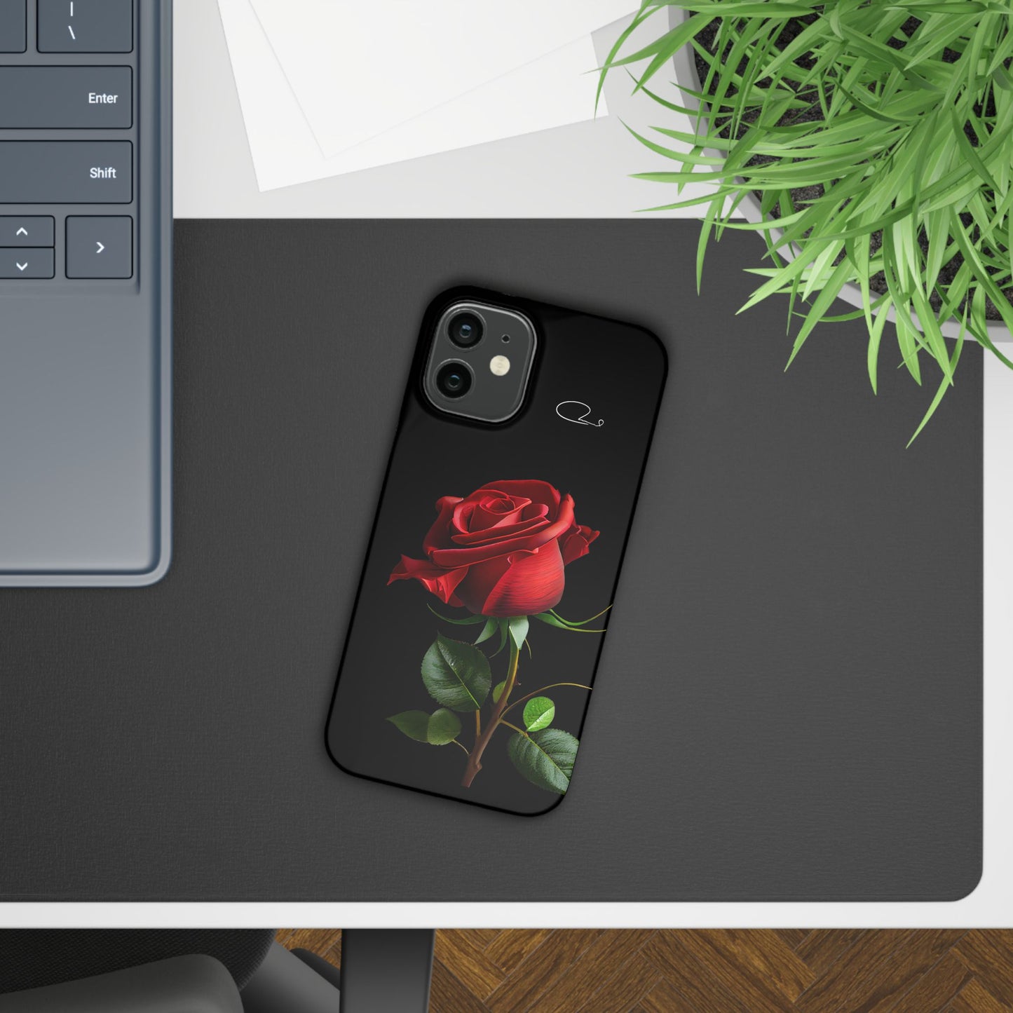 Lux Matte Slim Cases - Titled " Rose "