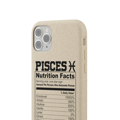 Pisces Ingredients Biodegradable Phone Case