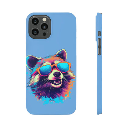 Lux Slim Cases -  " Cool Racoon"