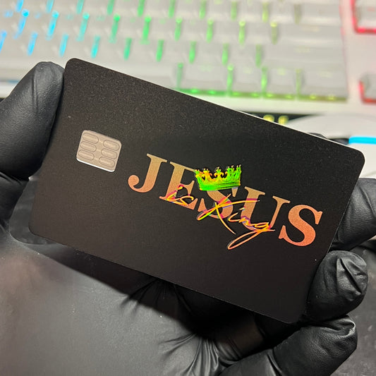 Jesus is King Premium Edition Card Wrap