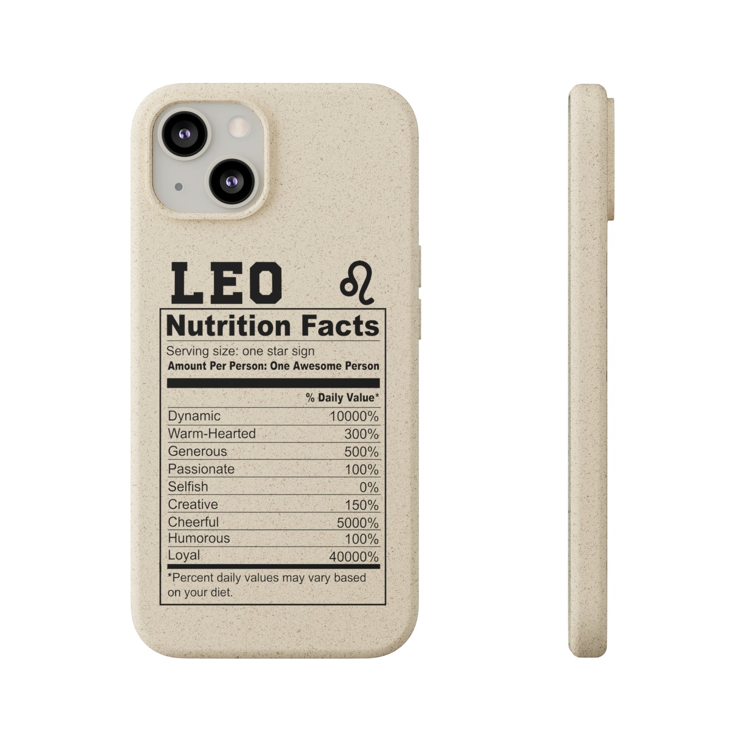 Zodiac Ingredients Biodegradable Phone Case