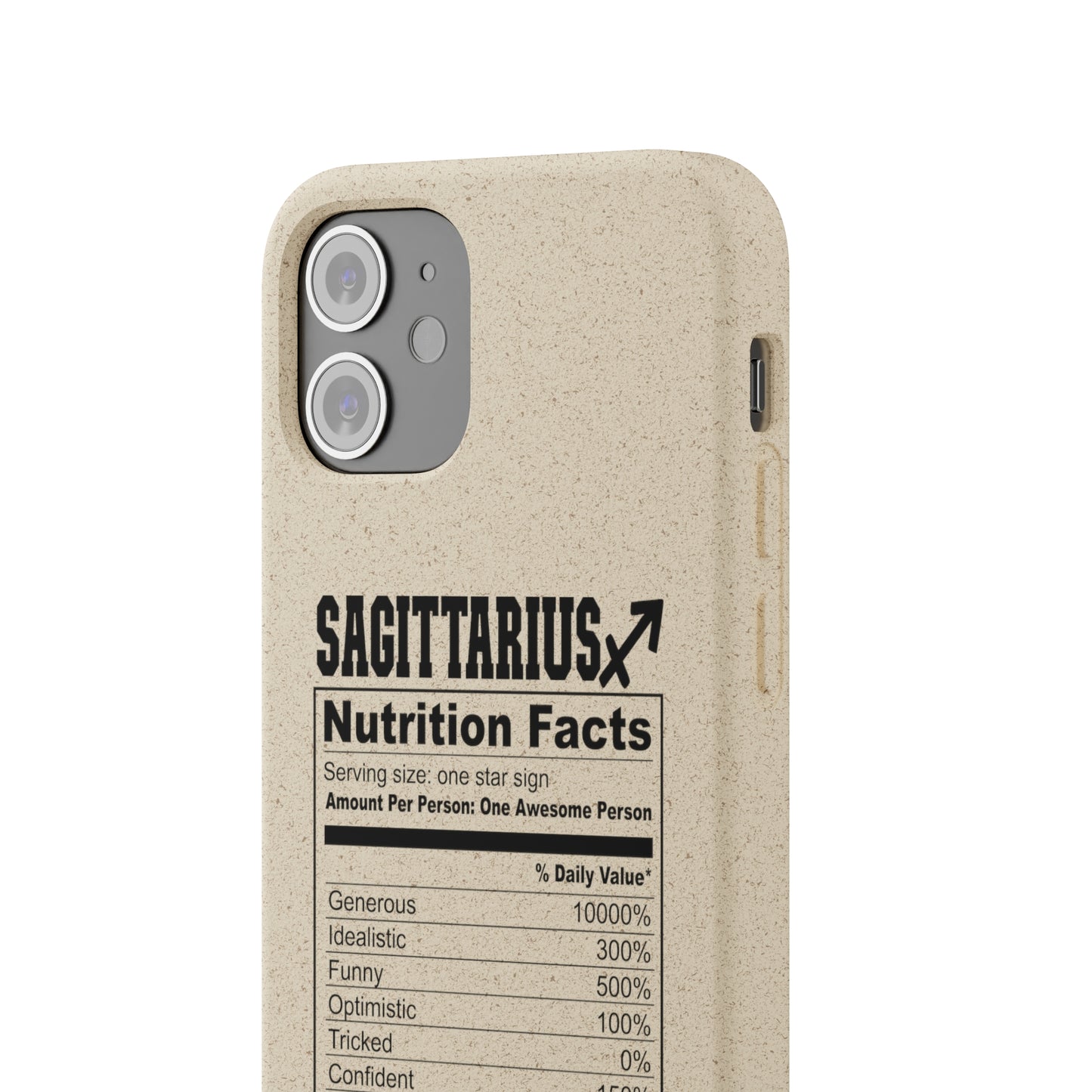 Zodiac Ingredients Biodegradable Phone Case