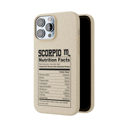 Scorpio Ingredients Biodegradable Phone Case