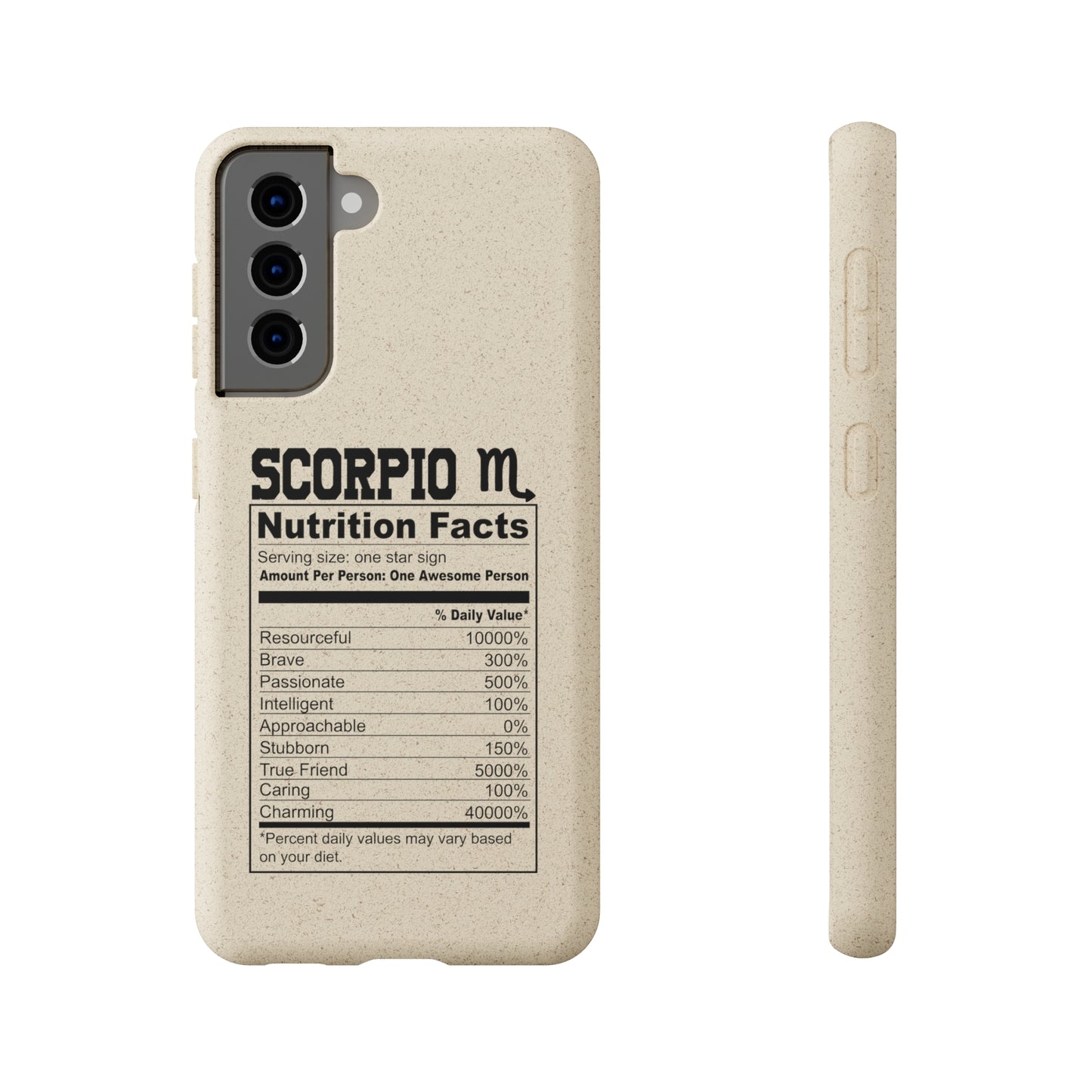 Zodiac Ingredients Biodegradable Phone Case