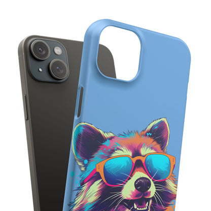 Lux Slim Cases -  " Cool Racoon"