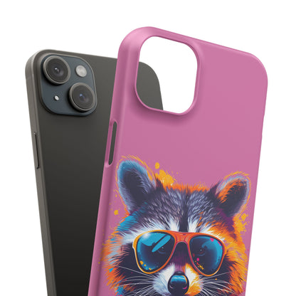 Lux Slim Cases -  " Cool Racoon V2"