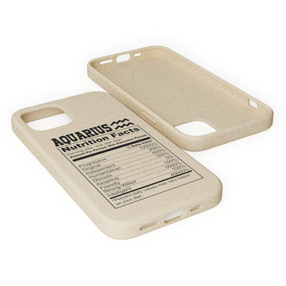 Aquarius Ingredients Biodegradable Phone Case