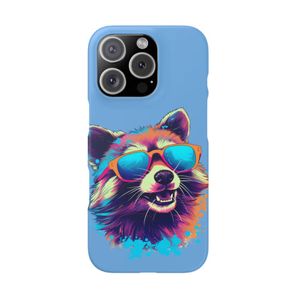 Lux Slim Cases -  " Cool Racoon"