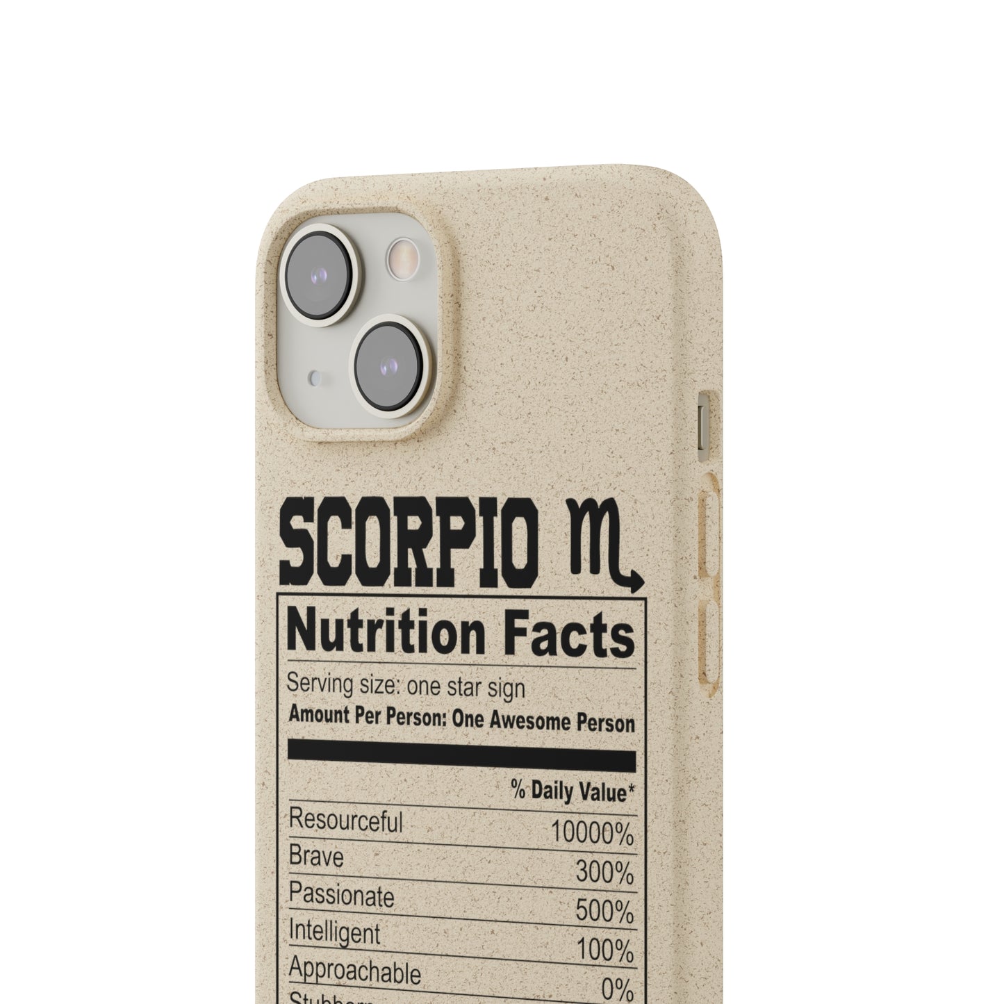 Zodiac Ingredients Biodegradable Phone Case