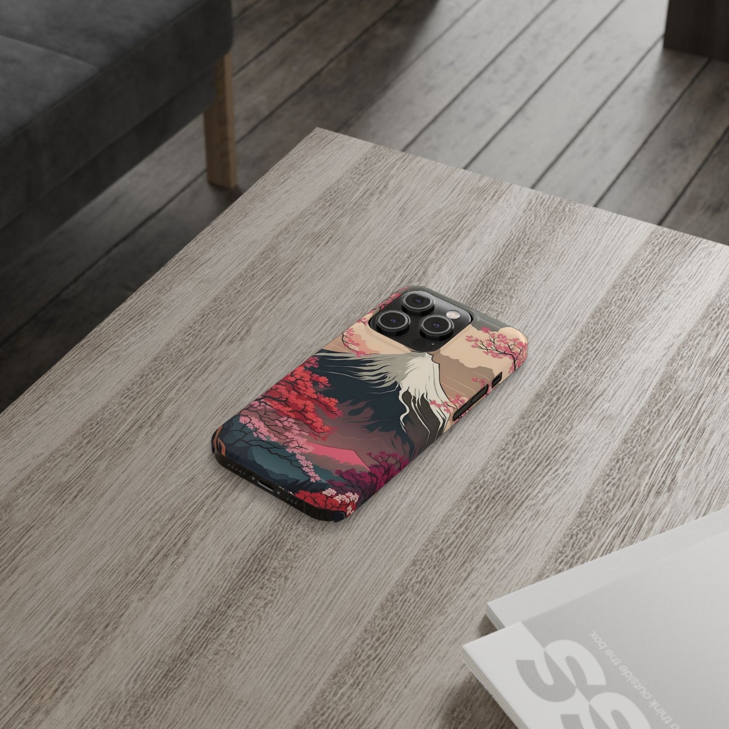 Japan Mountain V2! Slim iPhone Cases