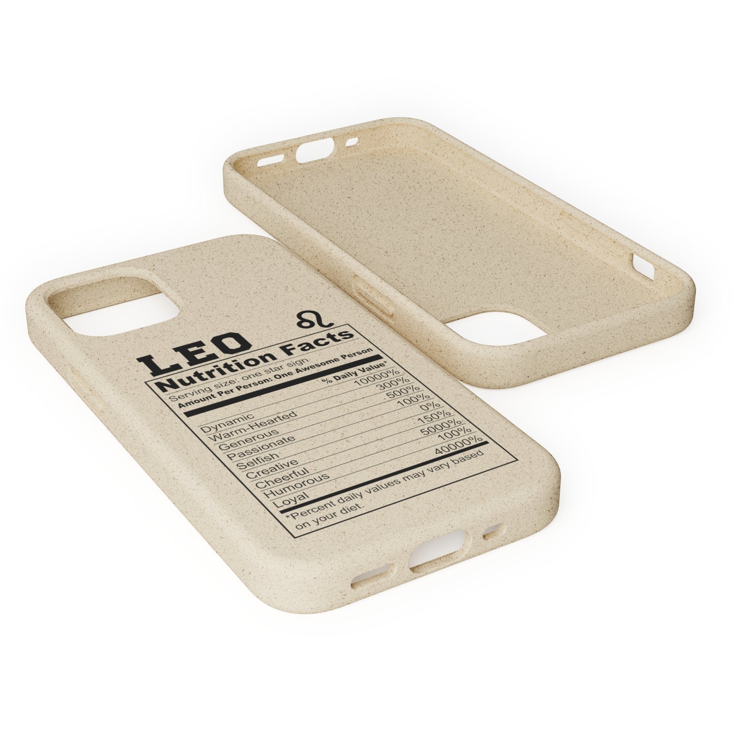 Zodiac Ingredients Biodegradable Phone Case