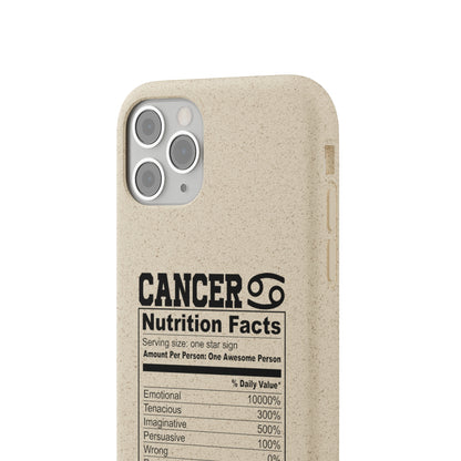 Cancer Ingredients Biodegradable Phone Case