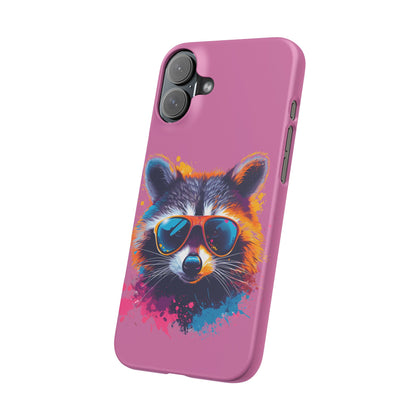 Lux Slim Cases -  " Cool Racoon V2"