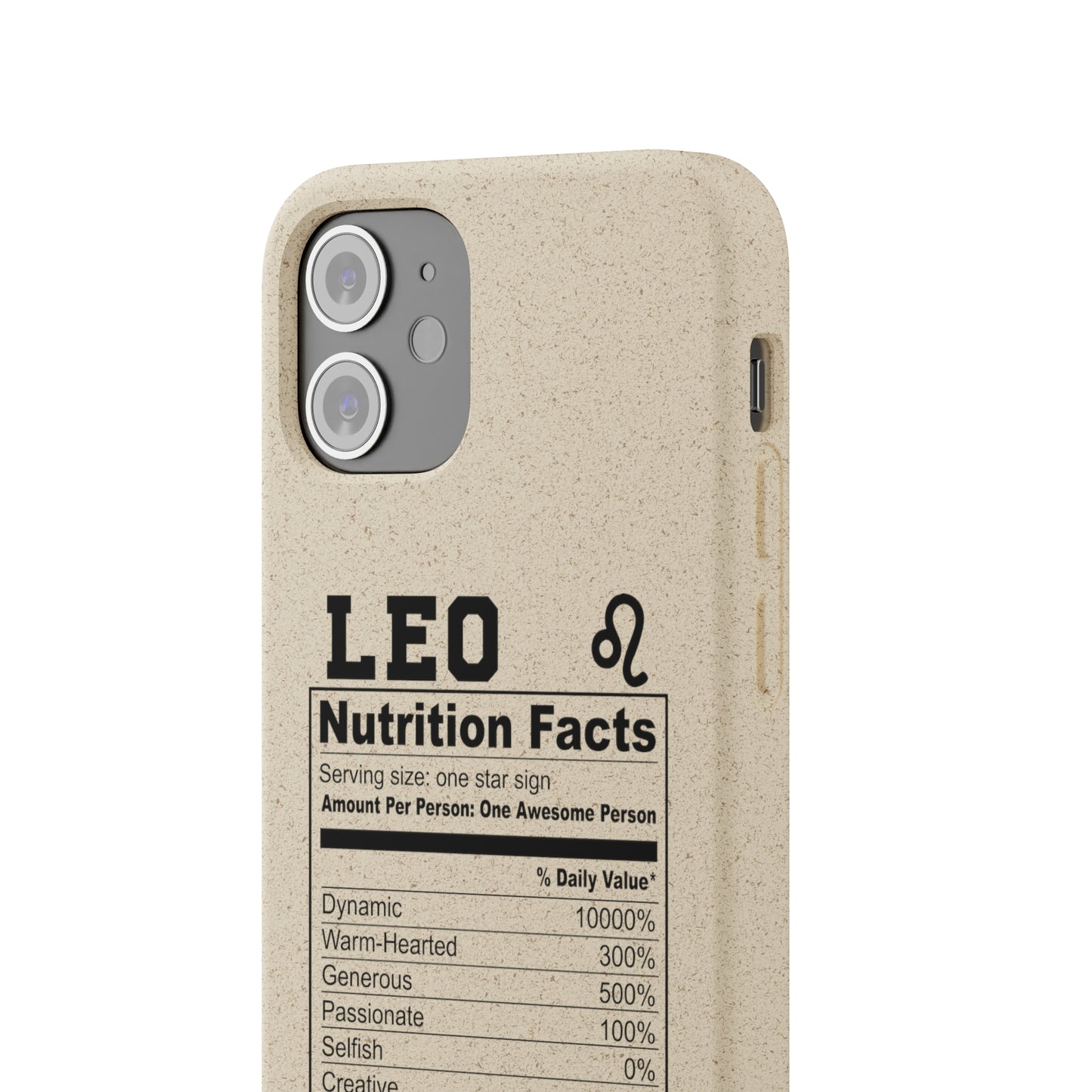 Zodiac Ingredients Biodegradable Phone Case