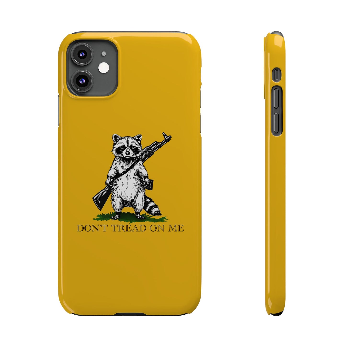 Racoon Freedom Design Slim Phone Case