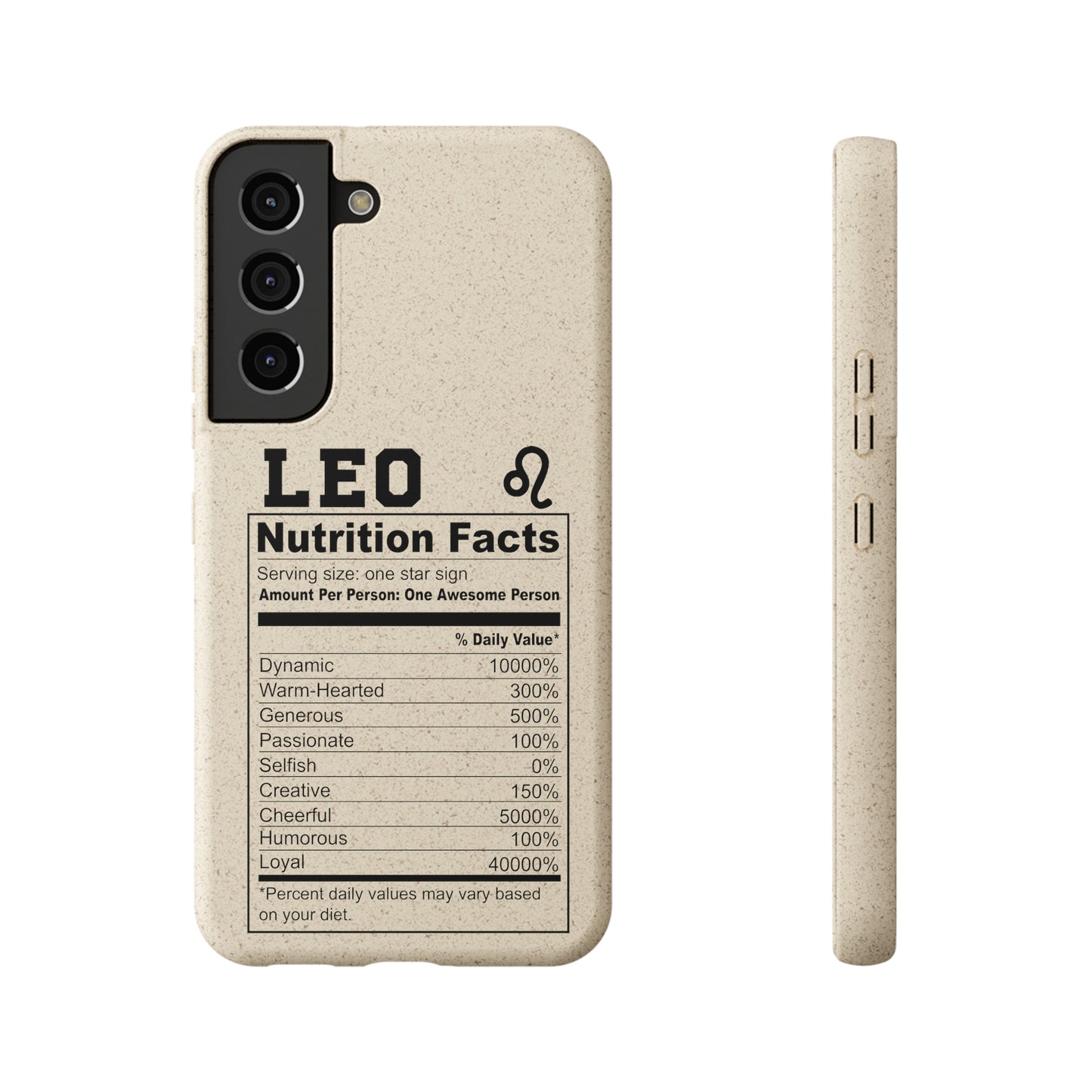 Zodiac Ingredients Biodegradable Phone Case