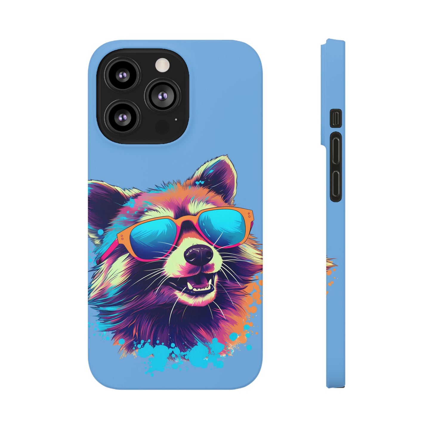 Lux Slim Cases -  " Cool Racoon"