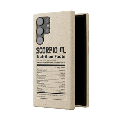 Scorpio Ingredients Biodegradable Phone Case