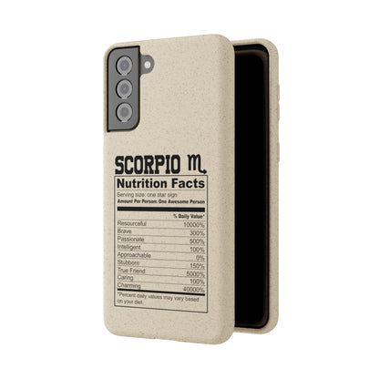 Scorpio Ingredients Biodegradable Phone Case