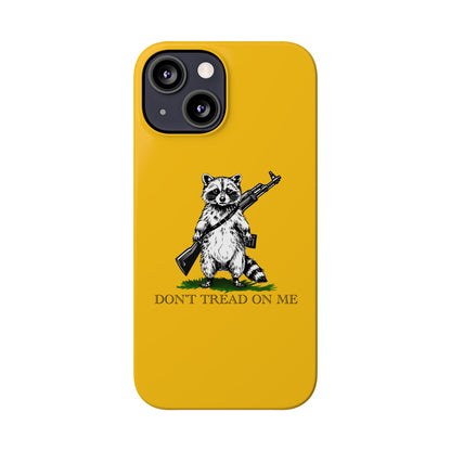 Racoon Freedom Design Slim Phone Case