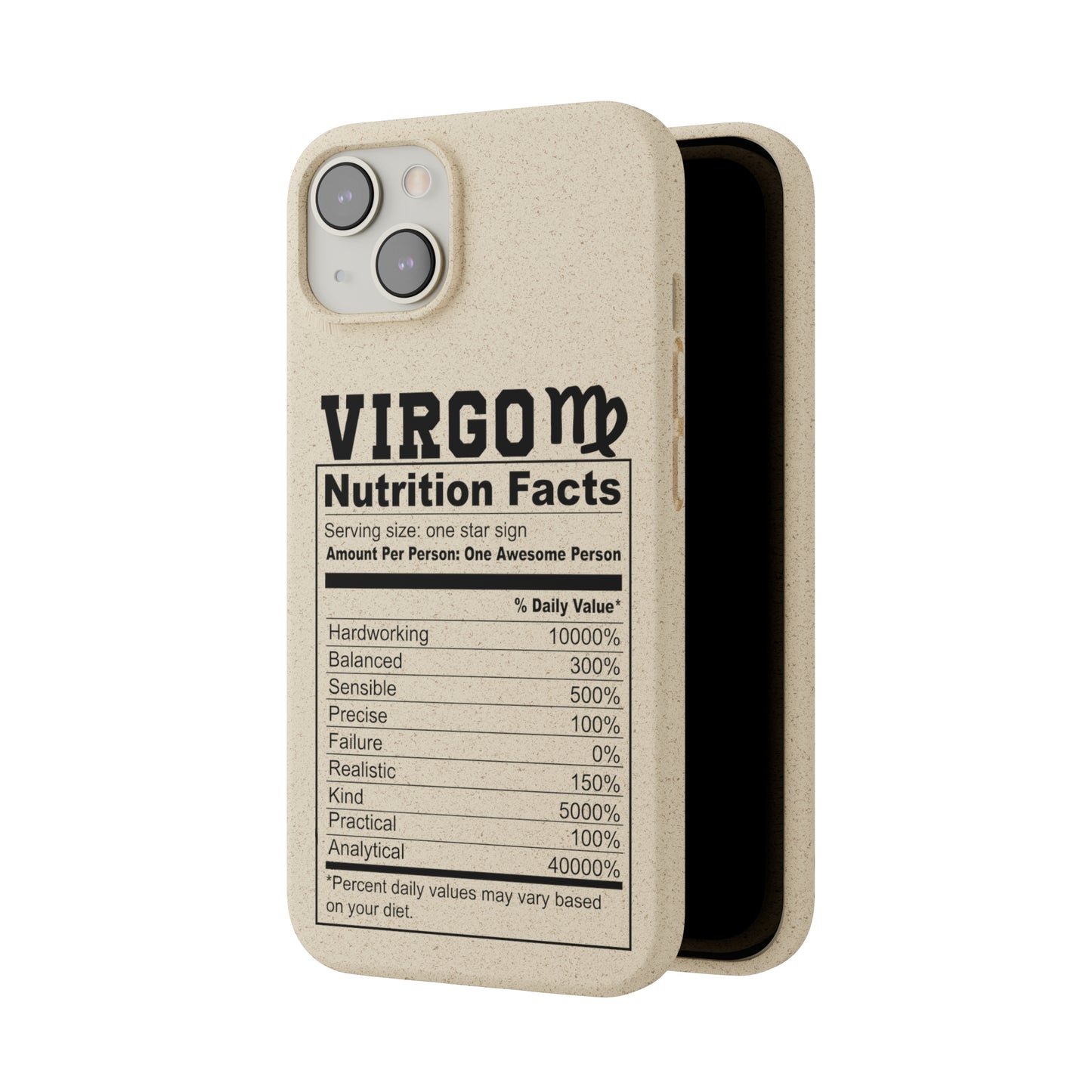 Virgo Ingredients Biodegradable Phone Case