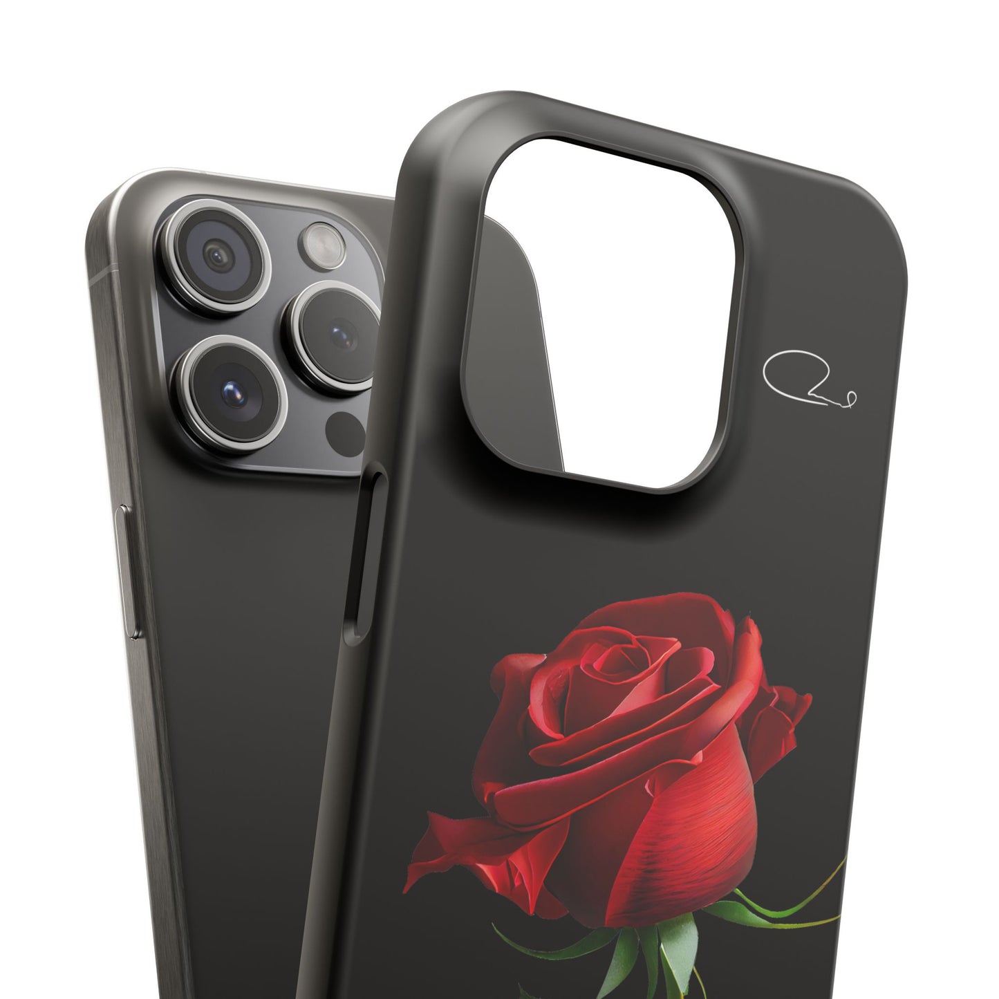 Lux Matte Slim Cases - Titled " Rose "