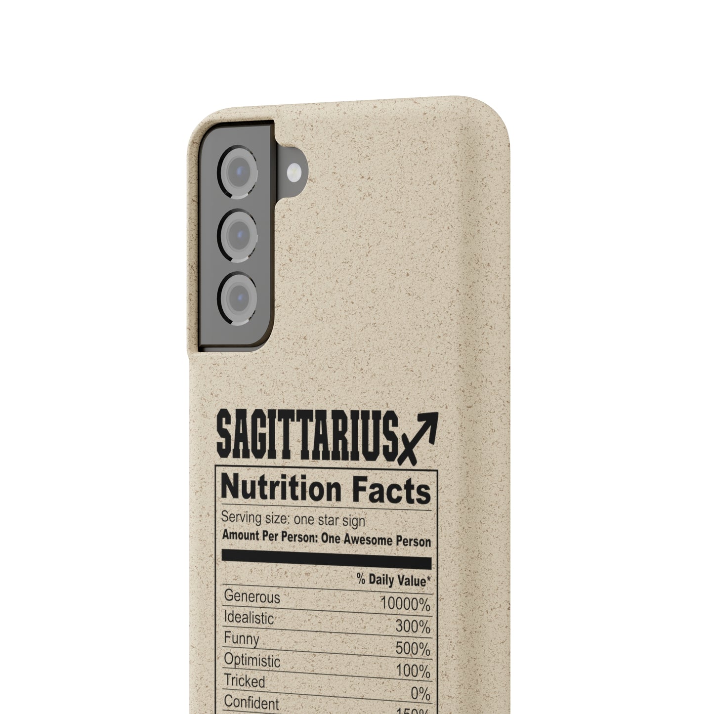 Zodiac Ingredients Biodegradable Phone Case