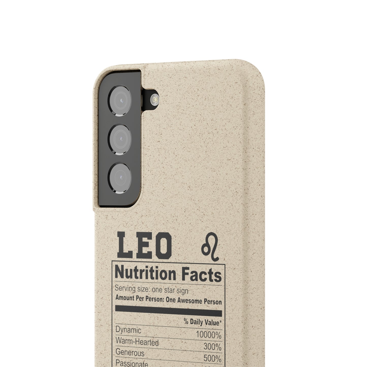 Zodiac Ingredients Biodegradable Phone Case