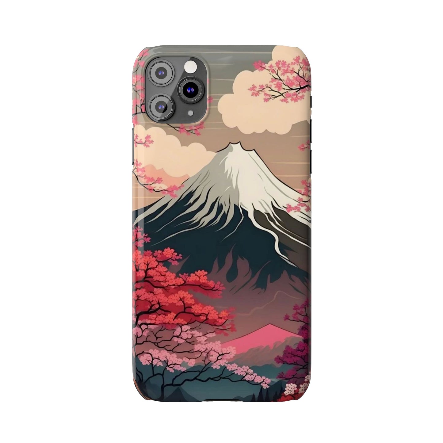 Japan Mountain V2! Slim iPhone Cases