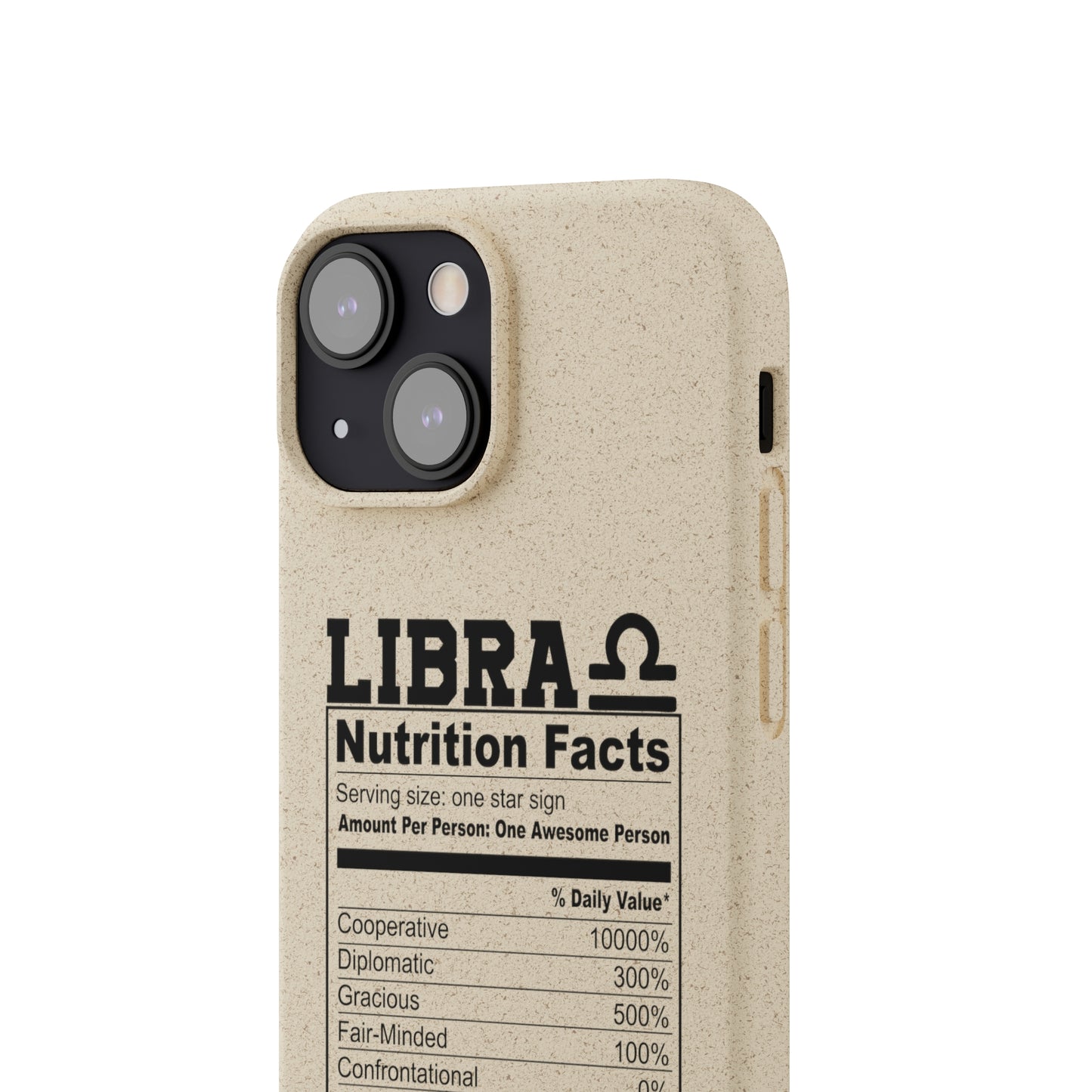 Libra Ingredients Biodegradable Phone Case