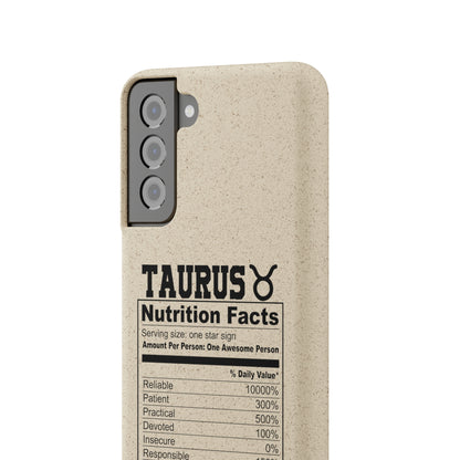 Taurus Ingredients Biodegradable Phone Case