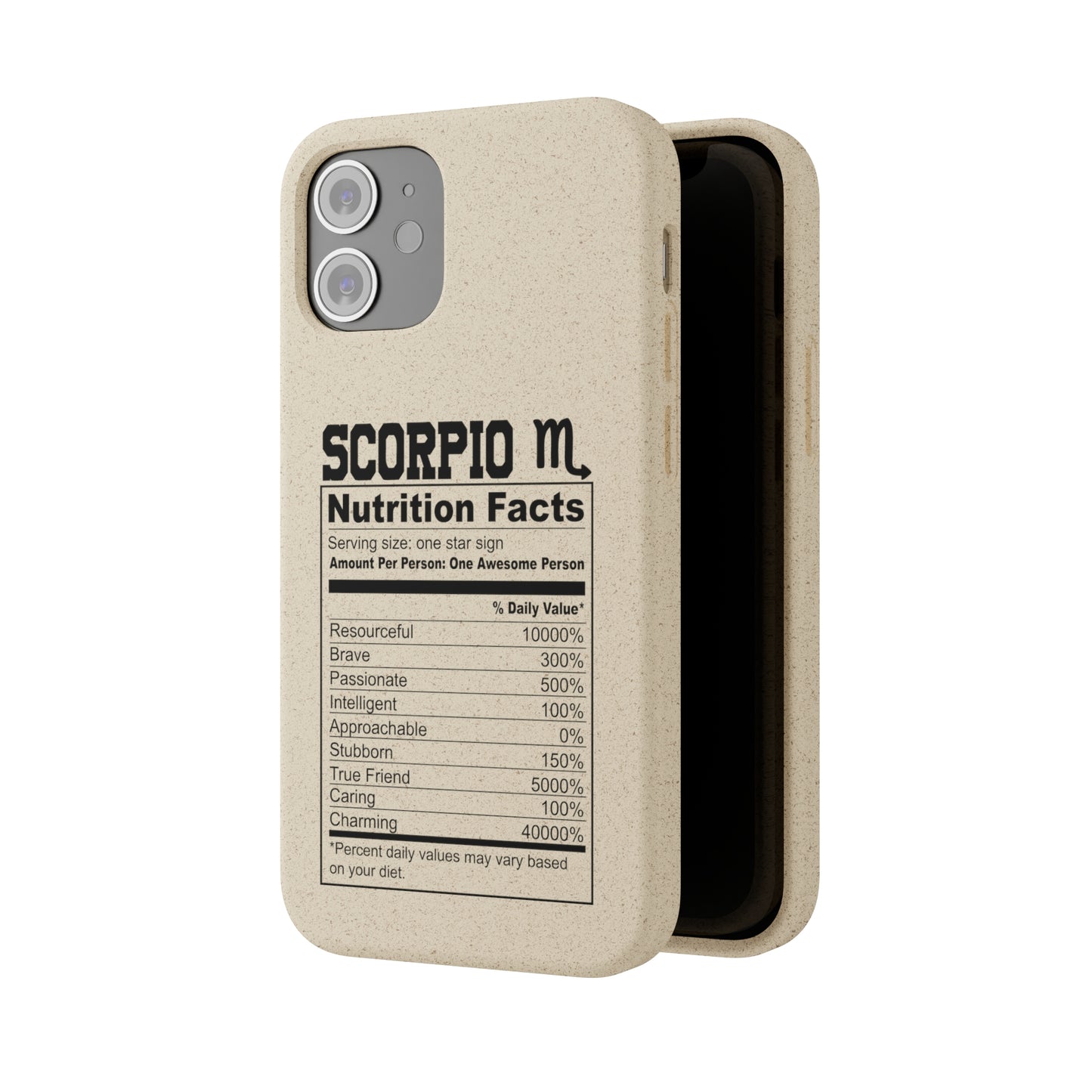 Zodiac Ingredients Biodegradable Phone Case