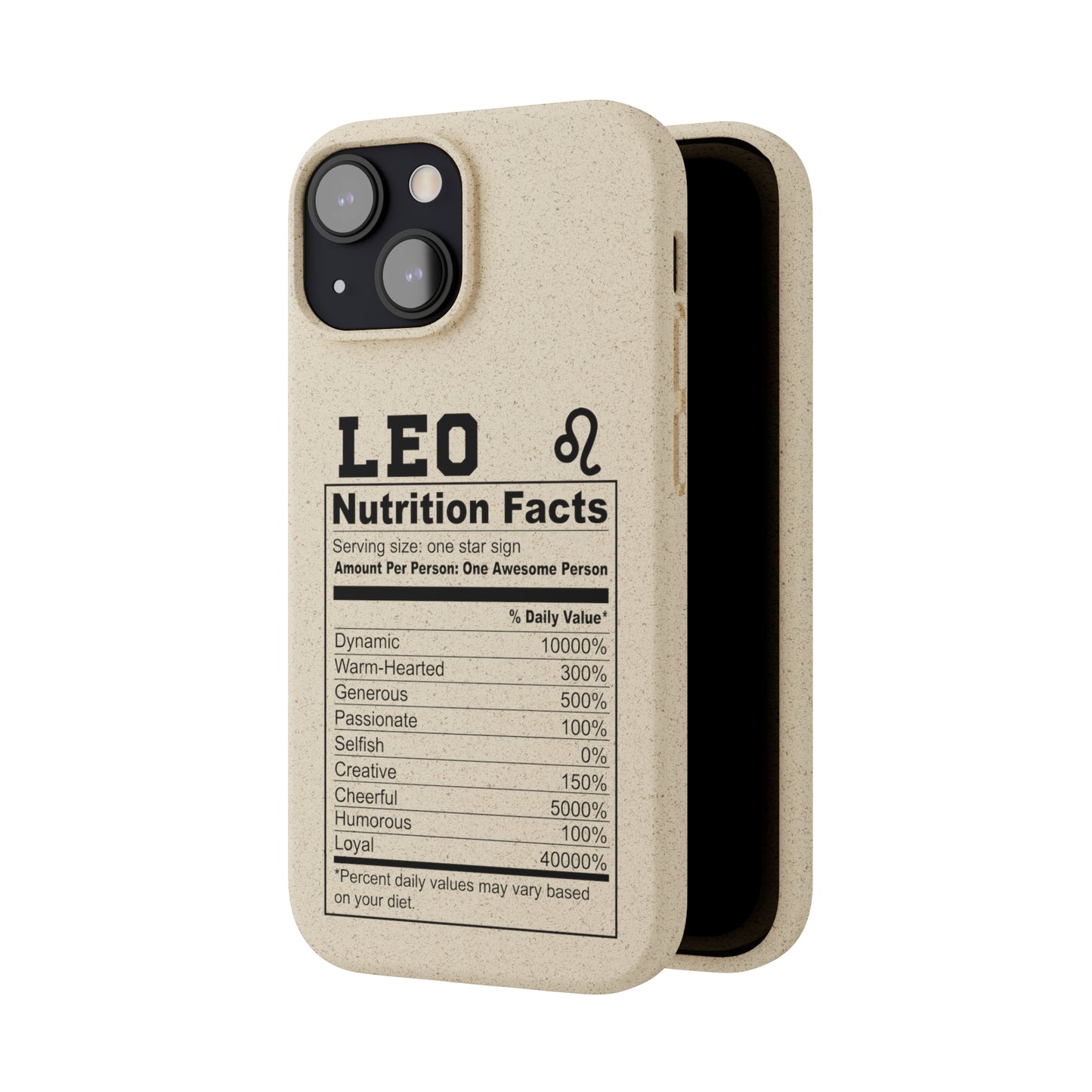 Zodiac Ingredients Biodegradable Phone Case